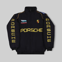 Porsche Racing Jacket - Black - Circuit Vintage