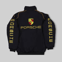 Porsche Racing Jacket - Black - Circuit Vintage