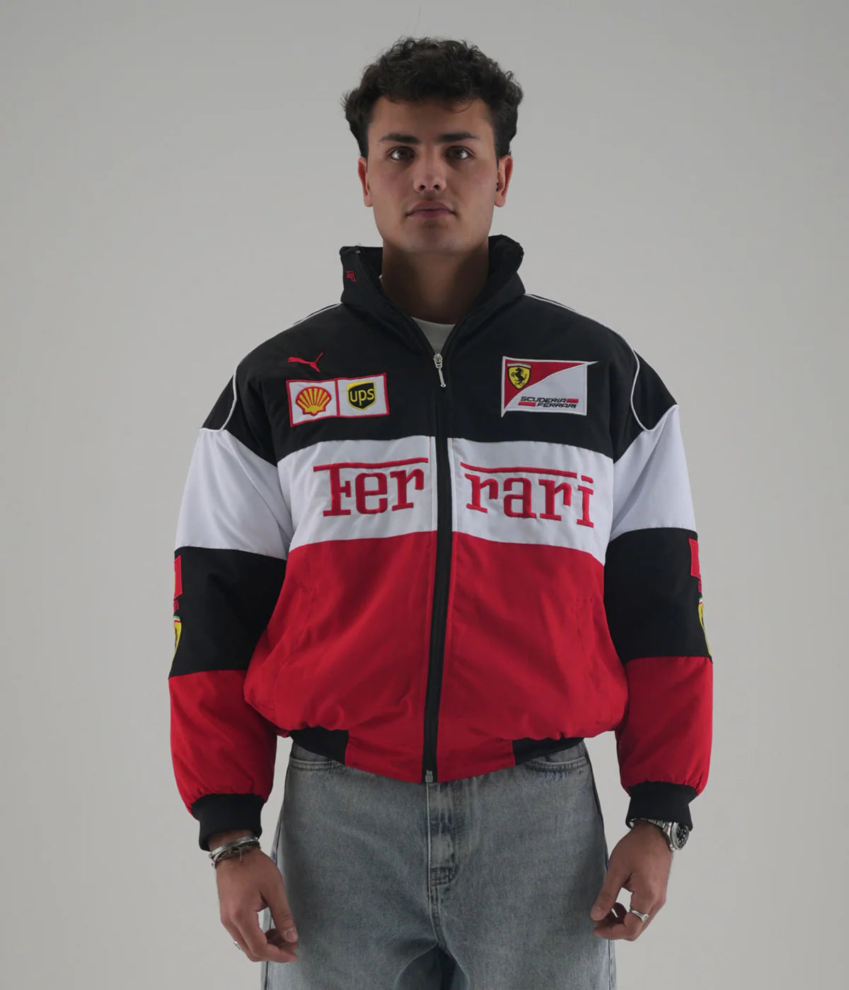 Ferrari Racing Jacket - White