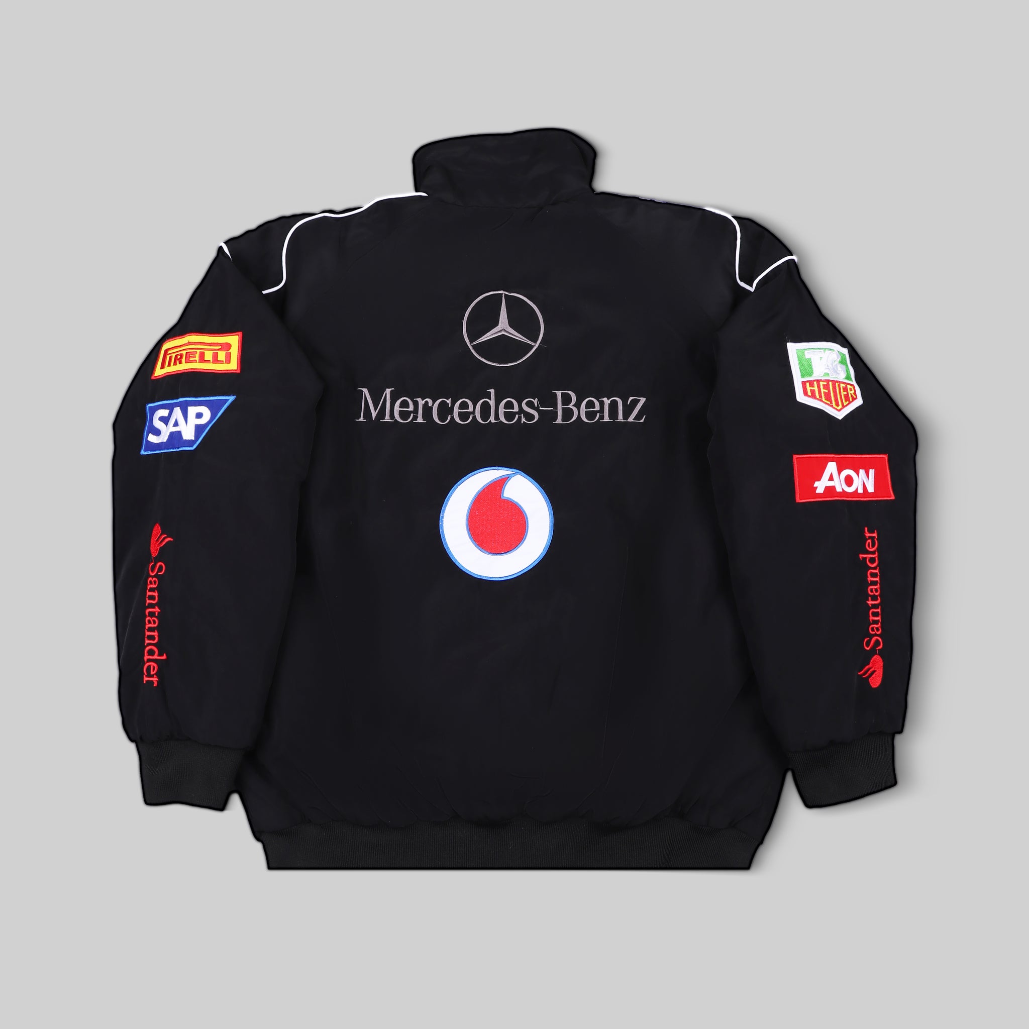 Mercedes Vintage Racing Jacket - Black - Circuit Vintage