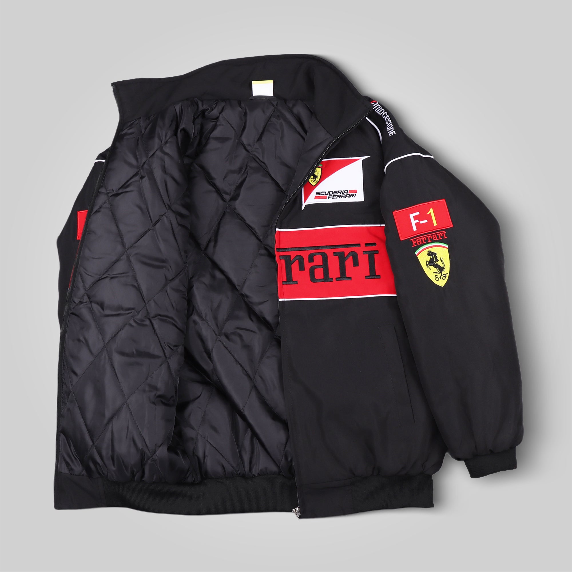 Ferrari Racing Jacket - Black - Circuit Vintage