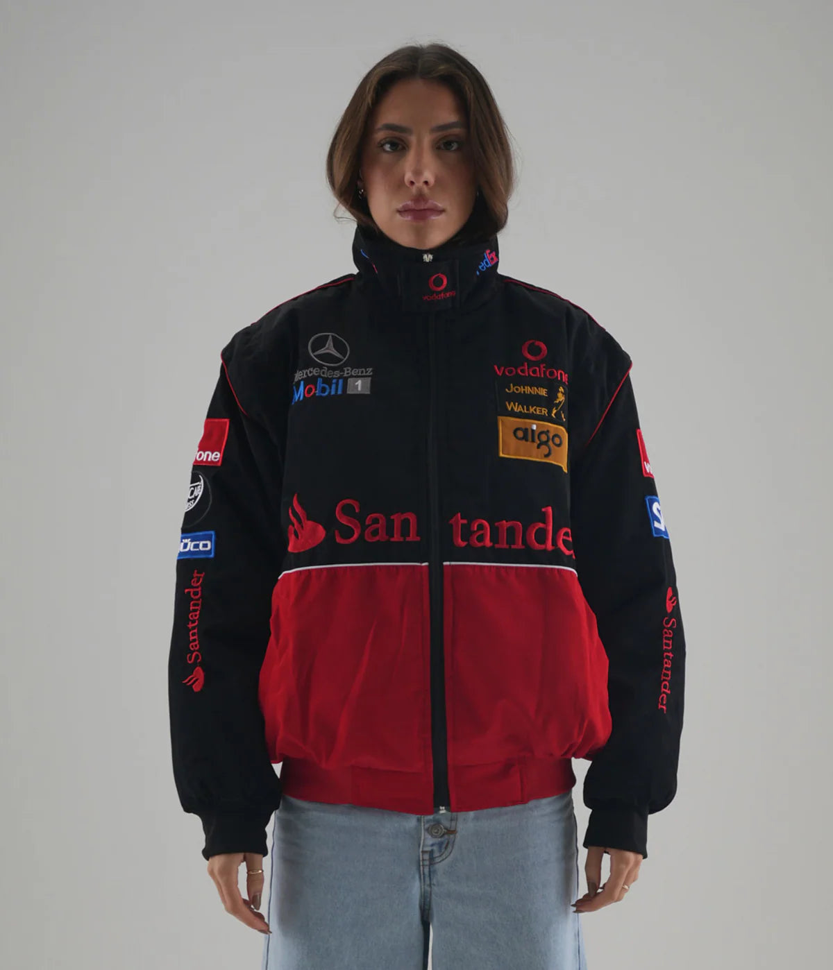Mercedes Racing Jacket - Black/Red