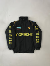 Porsche Racing Jacket - Black - Circuit Vintage