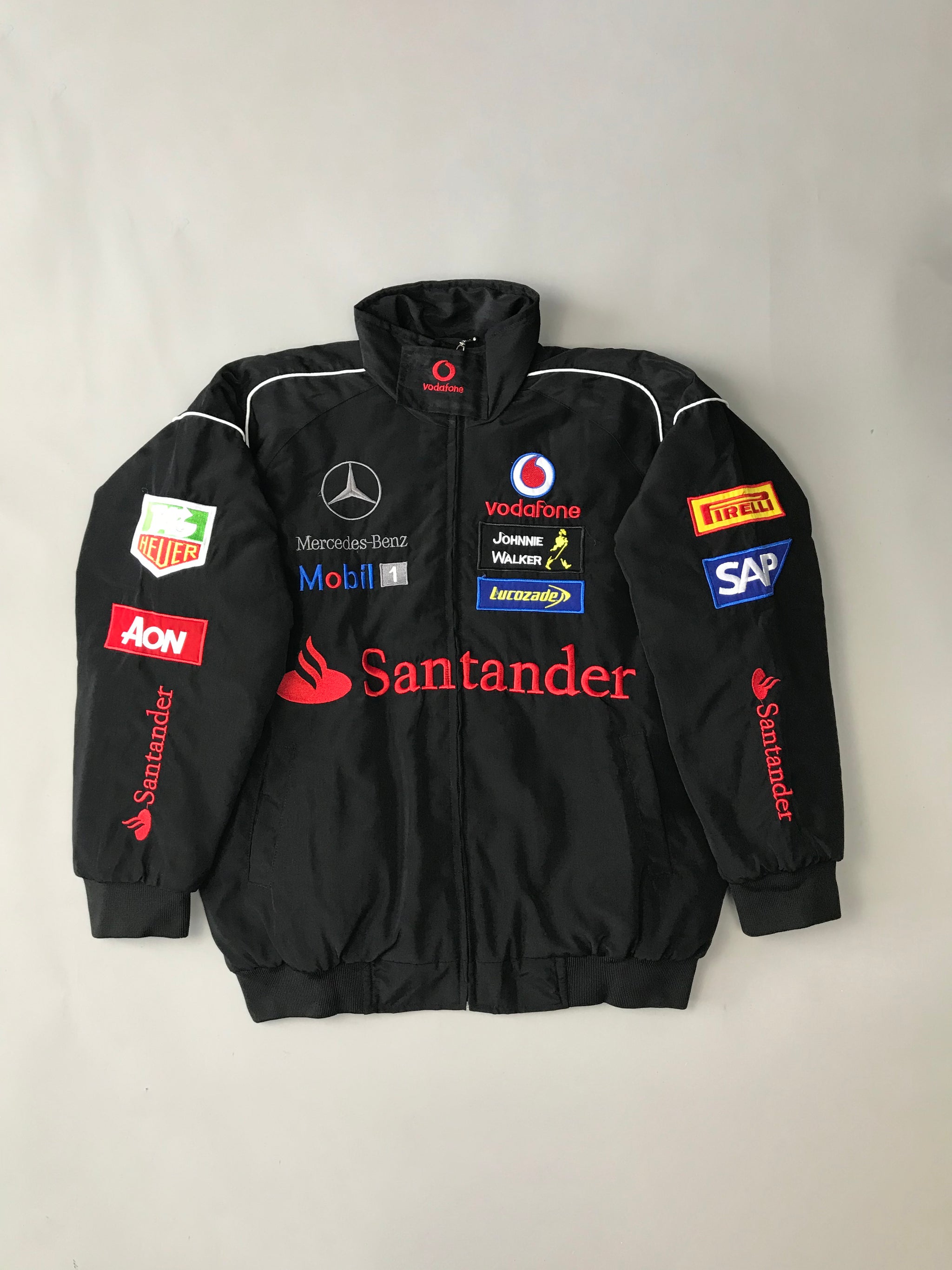 Mercedes Vintage Racing Jacket - Black - Circuit Vintage