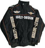 Harley Davidson Racing Jacket - Black - Circuit Vintage