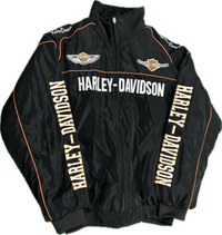 Harley Davidson Racing Jacket - Black - Circuit Vintage