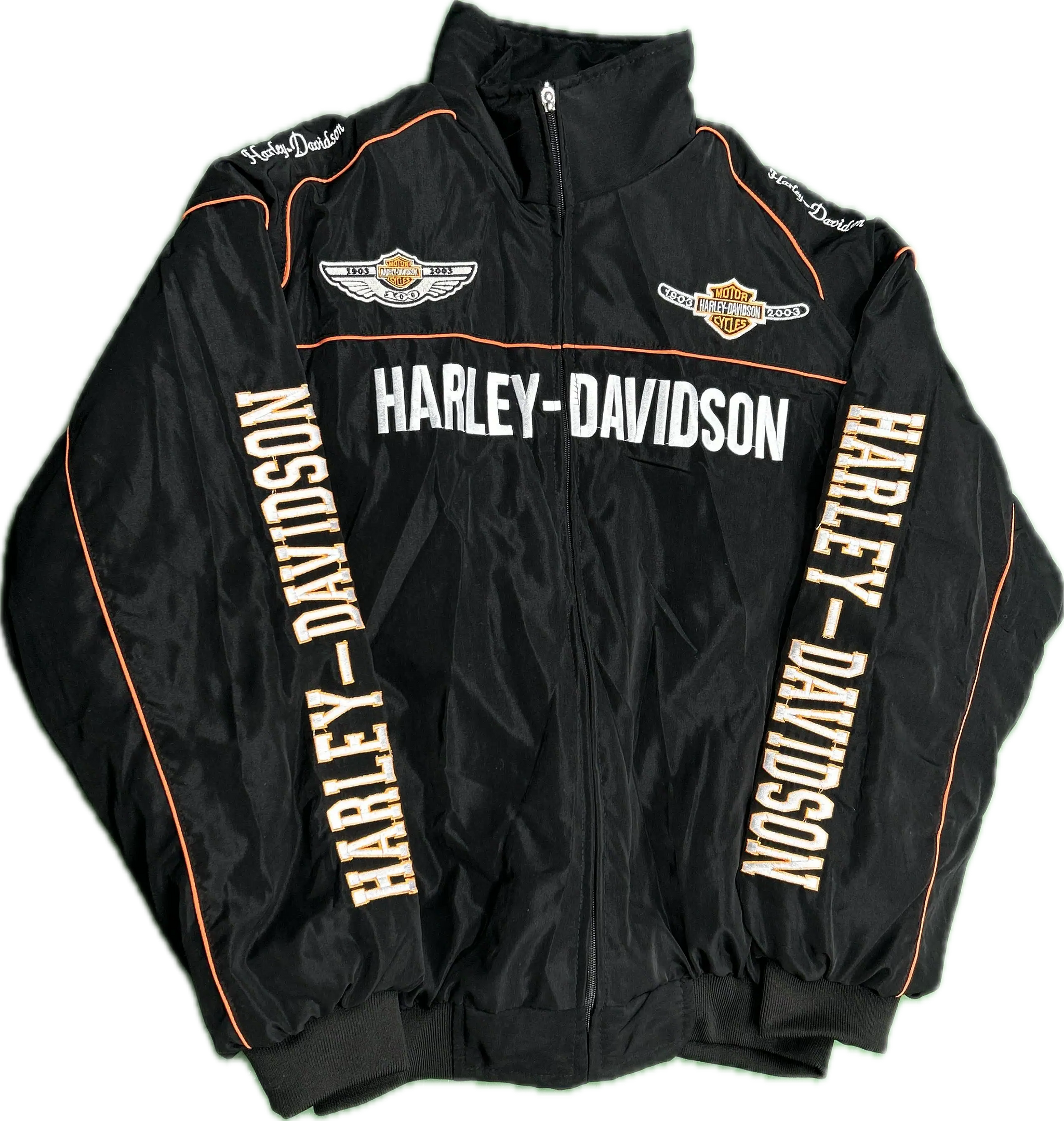 Harley Davidson Racing Jacket - Black - Circuit Vintage