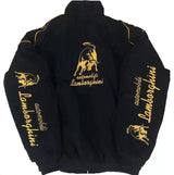 Lamborghini Racing Jacket - Black - Circuit Vintage