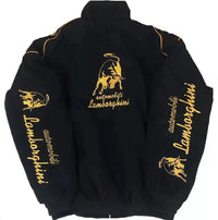 Lamborghini Racing Jacket - Black - Circuit Vintage